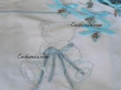 233B. Teddy Bear Baptism Theme Package - 6 Piece set + Matching Witness Pins